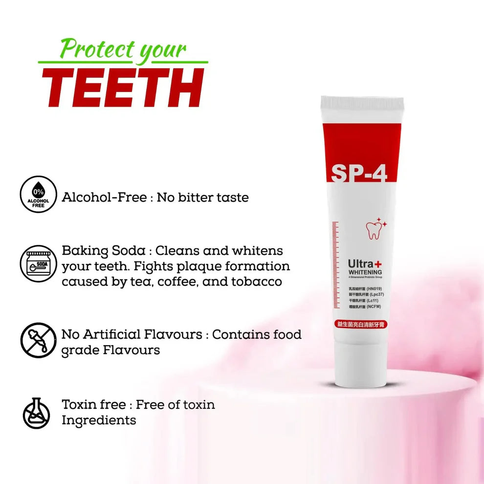 Probiotic Whitening Toothpaste (BUY 1 GET 1 FREE)