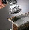 Wheel Brush  3" Drill To Metal Connector